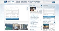 Desktop Screenshot of blueonerealty.com